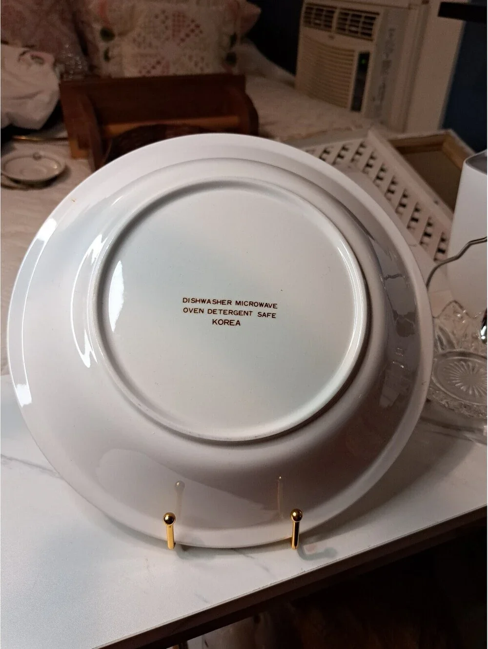 Vintage Hankook Korea Ceramic Cherry Pie Recipe Plate Baking Dish 11